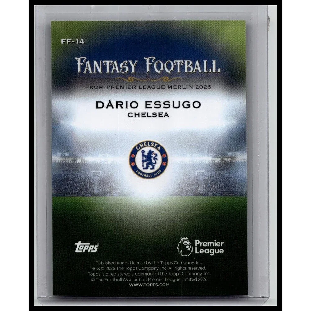 2026 Merlin EPL Dário Essugo #FF-14 Fantasy Football #/10